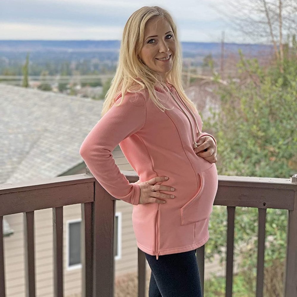 NWT Bearsland Maternity Nursing Sweatshirt Hoodie - Picture 5 of 15